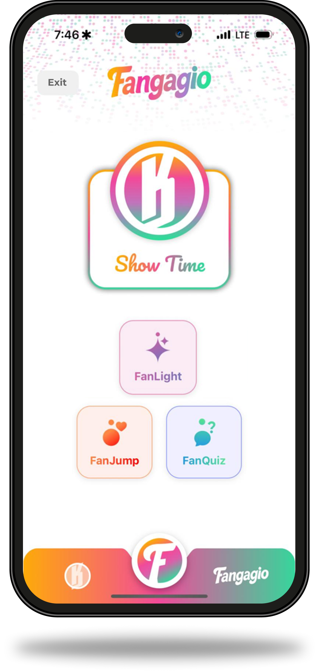 Fangagio App Screen